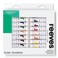 Reeves 10ml Assorted Acrylic 18pk