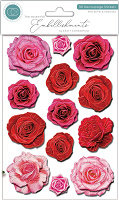 Craft Consortium 3D Decoupage Stickers Flowers