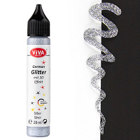 Viva Pen Glitter 28ml Silver